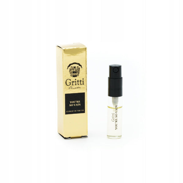 Gritti You're So Vain official perfume sample 2ml 0.06 fl. oz.