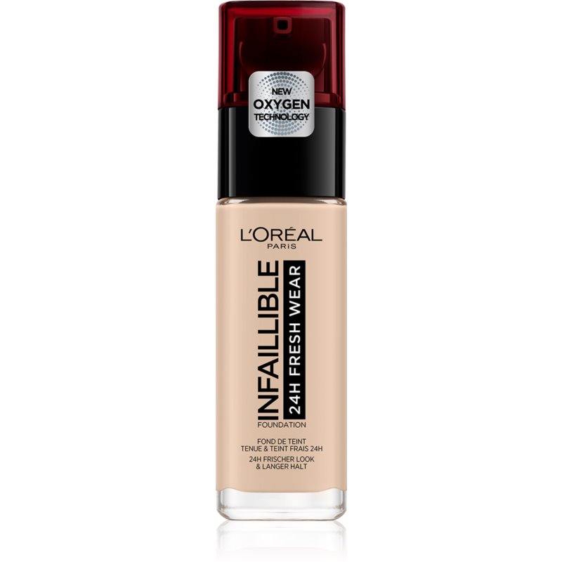 L'Oreal Paris, Infaillible 24H , Liquid Foundation, 015, Light Beige, SPF 25, 30 ml