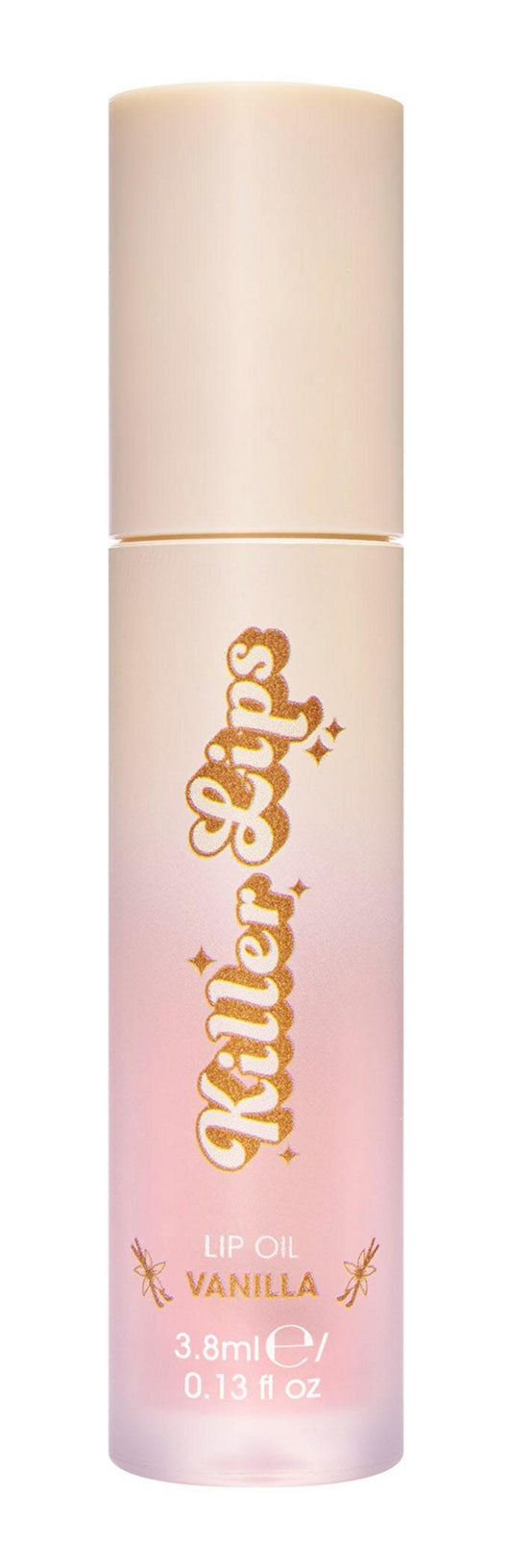 Killer Lips, Super Juicy Lip Oil Vanilla, Glossy & Hydrating, Lip Oil, 3.8 ml