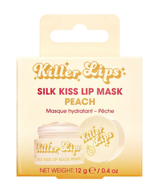 Killer Lips, Silk Kiss Lip Mask Peach, Hydrating & Moisturising, Lip Mask, 12 g