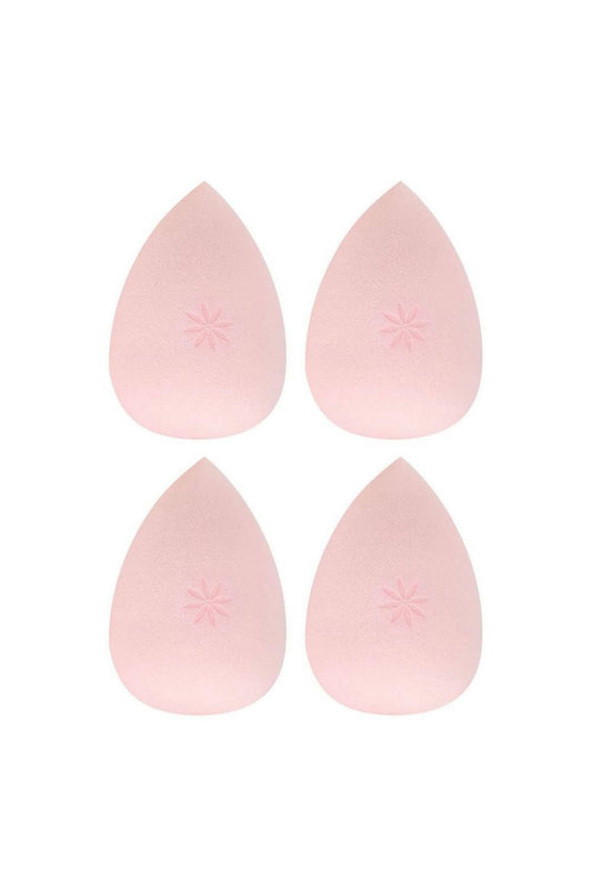 Set, Brushworks, Brushworks, Makeup Sponge, Pink, 4 pcs