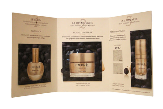 Set Caudalie: Premier Cru, Hyaluronic Acid, Hydrating, Day & Night, Cream, For Face, 2 ml *Sample + Premier Cru, Natural, Hydrating, Day & Night, Eye Cream, 1 ml *Sample + Premier Cru, Hyaluronic Acid, Anti-Ageing, Day & Night, Serum, For Face, 1 ml…