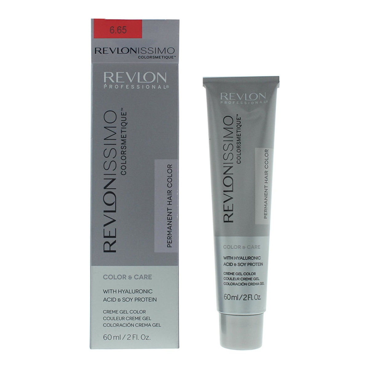 Revlon, Revlonissimo Colorsmetique, Permanent Hair Dye, 6.65 Dark Mahogany Red Blonde, 60 ml