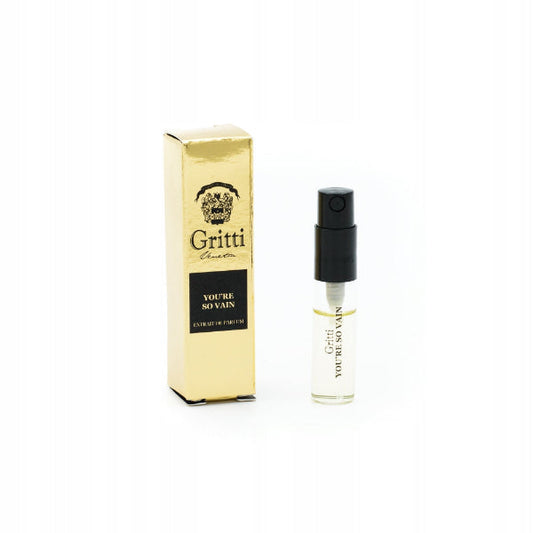 Gritti You're So Vain official perfume sample 2ml 0.06 fl. oz.