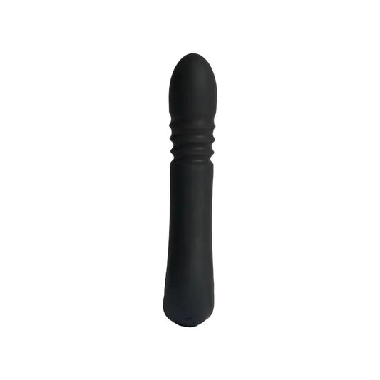 Cere, Pique, Vibrator & Pinpoint Stimulator 2-In-1, Telescoping, USB Rechargeable, Medical Silicone, Black