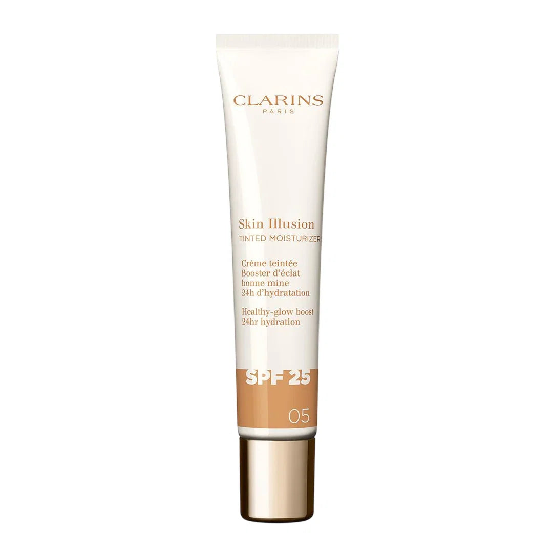 Clarins, Skin Illusion, Hydrating, Tinted Moisturizer, 05, Medium, SPF 25, 40 ml