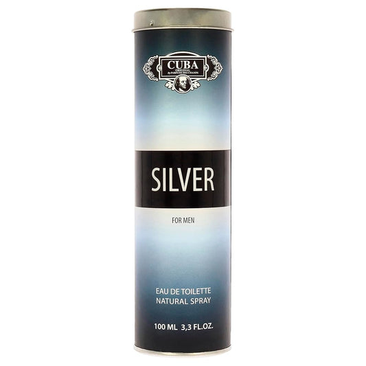Cuba, Silver, Eau De Toilette, For Men, 100 ml
