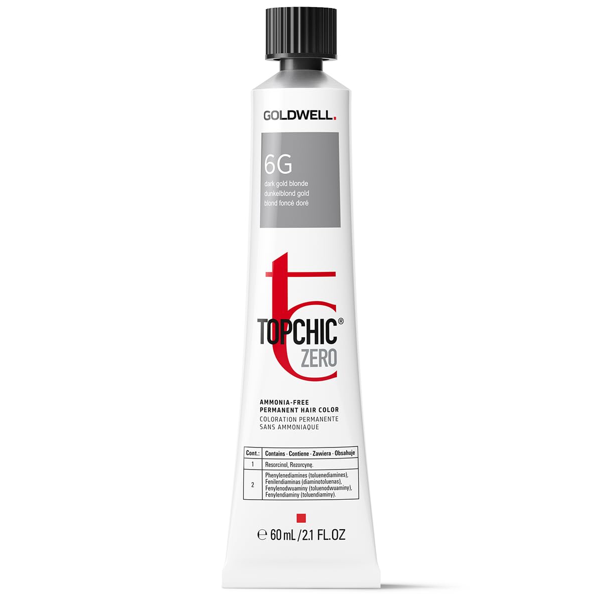 Goldwell, TopChic Zero, Permanent Hair Dye, 6G Gold Blonde, 60 ml