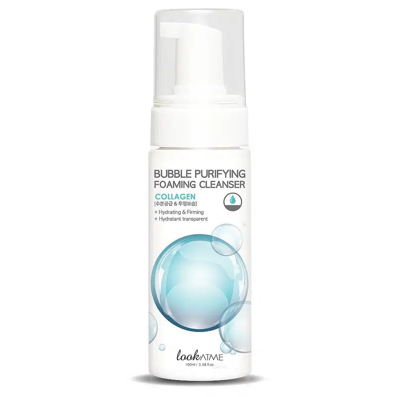 Look At Me, Bubble Purifying, Collagen, Eliminates Impurities, Cleansing Foam, 150 ml