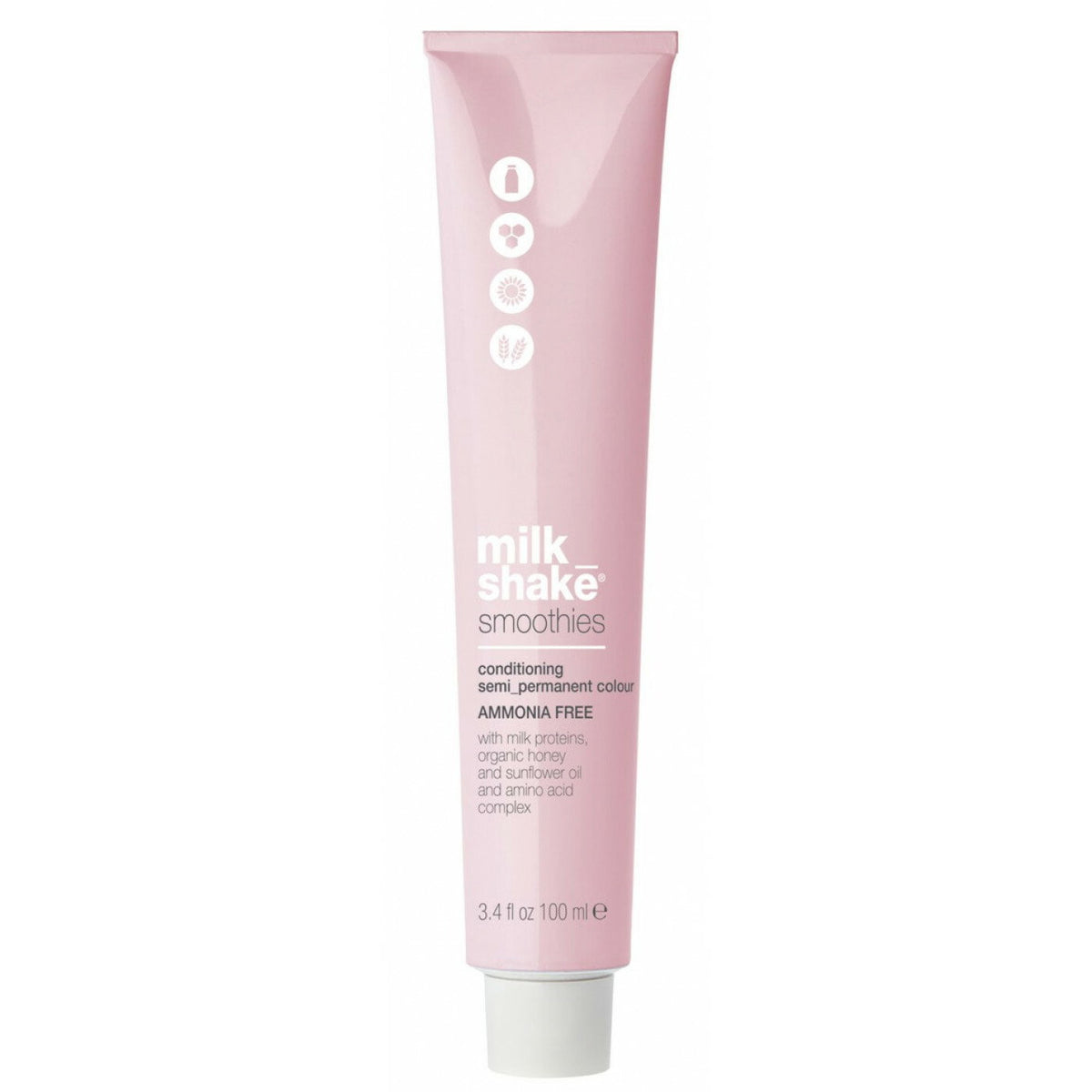 Milk Shake, Smoothies, Ammonia-Free, Semi-Permanent Hair Dye, 6.E Natural Exotic Dark Blonde, 100 ml