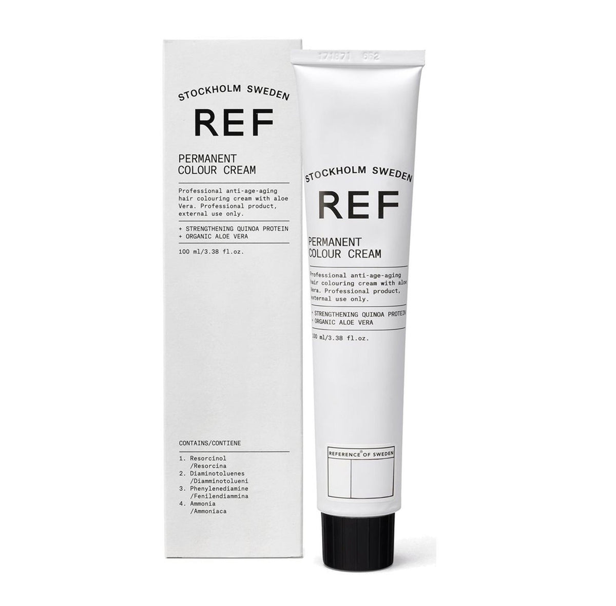 Ref Stockholm, Permanent Colour, Vegan, Permanent Hair Dye, 9.11 Lightest Smoky Ash, 100 ml