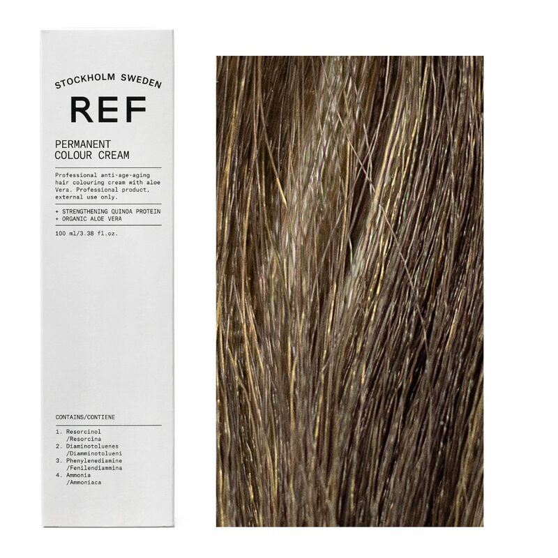 Ref Stockholm, Permanent Colour, Vegan, Permanent Hair Dye, 7.23 Walnut, 100 ml