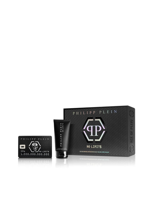 Set Philipp Plein: No Limits, Eau De Parfum, For Men, 50 ml + No Limits, Moisturizing, After-Shave Balm, 50 ml